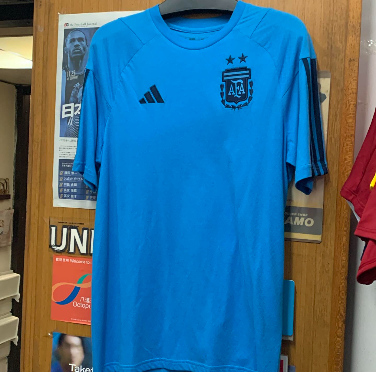 2022 Argentina 2 Stars Training Shirt - Blue