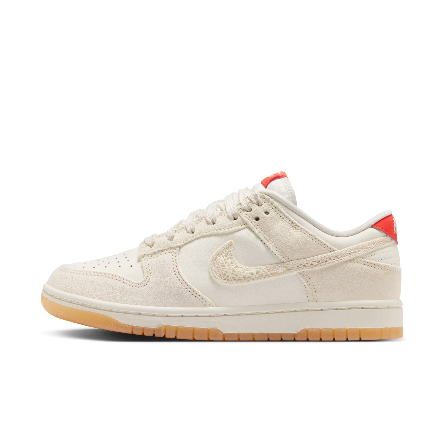 女鞋 NIKE DUNK LOW 'Friendship Knot' 米白 生膠底 麂皮 低筒 復古 休閒鞋【HV5231-133】