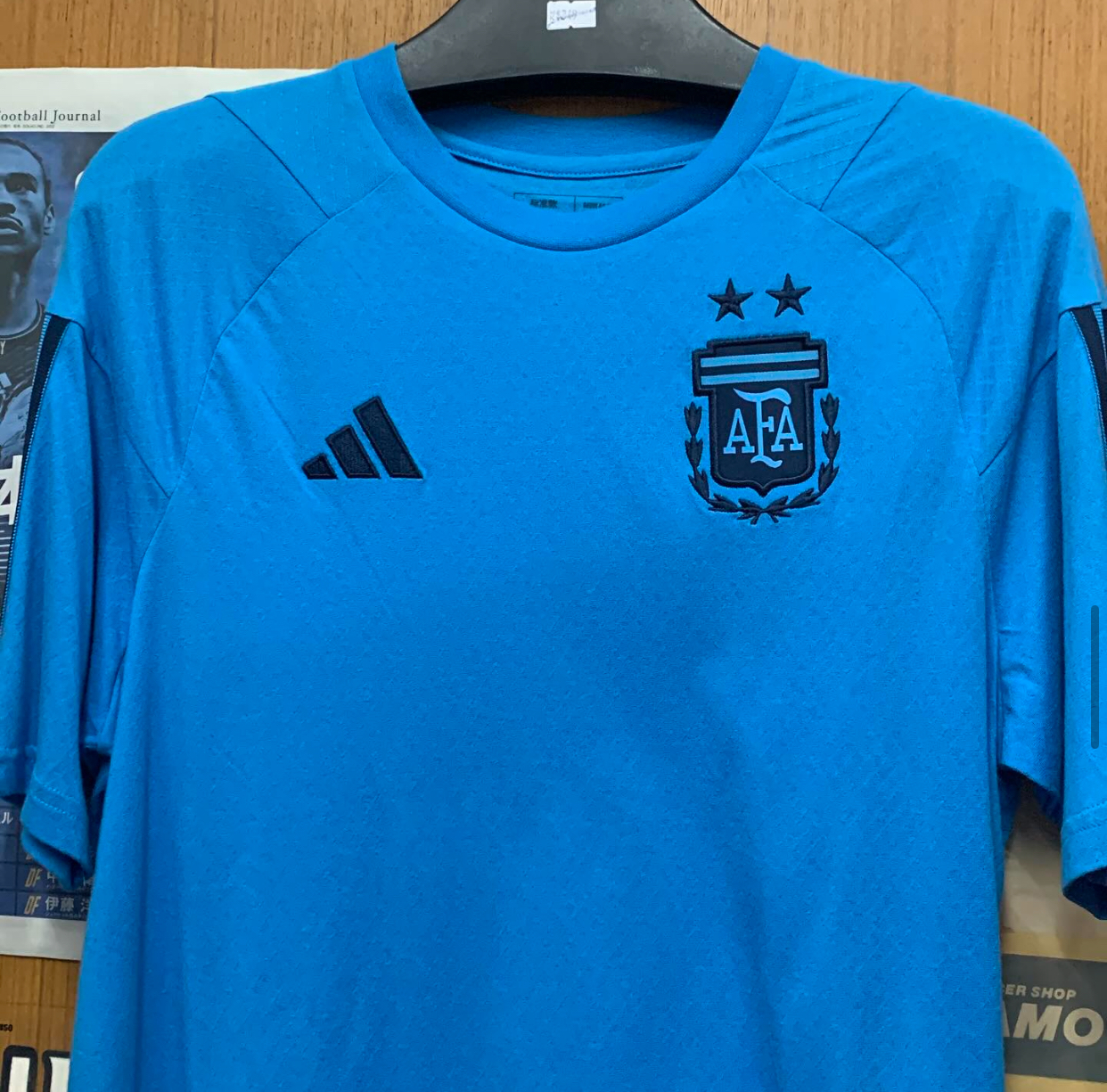 2022 Argentina 2 Stars Training Shirt - Blue