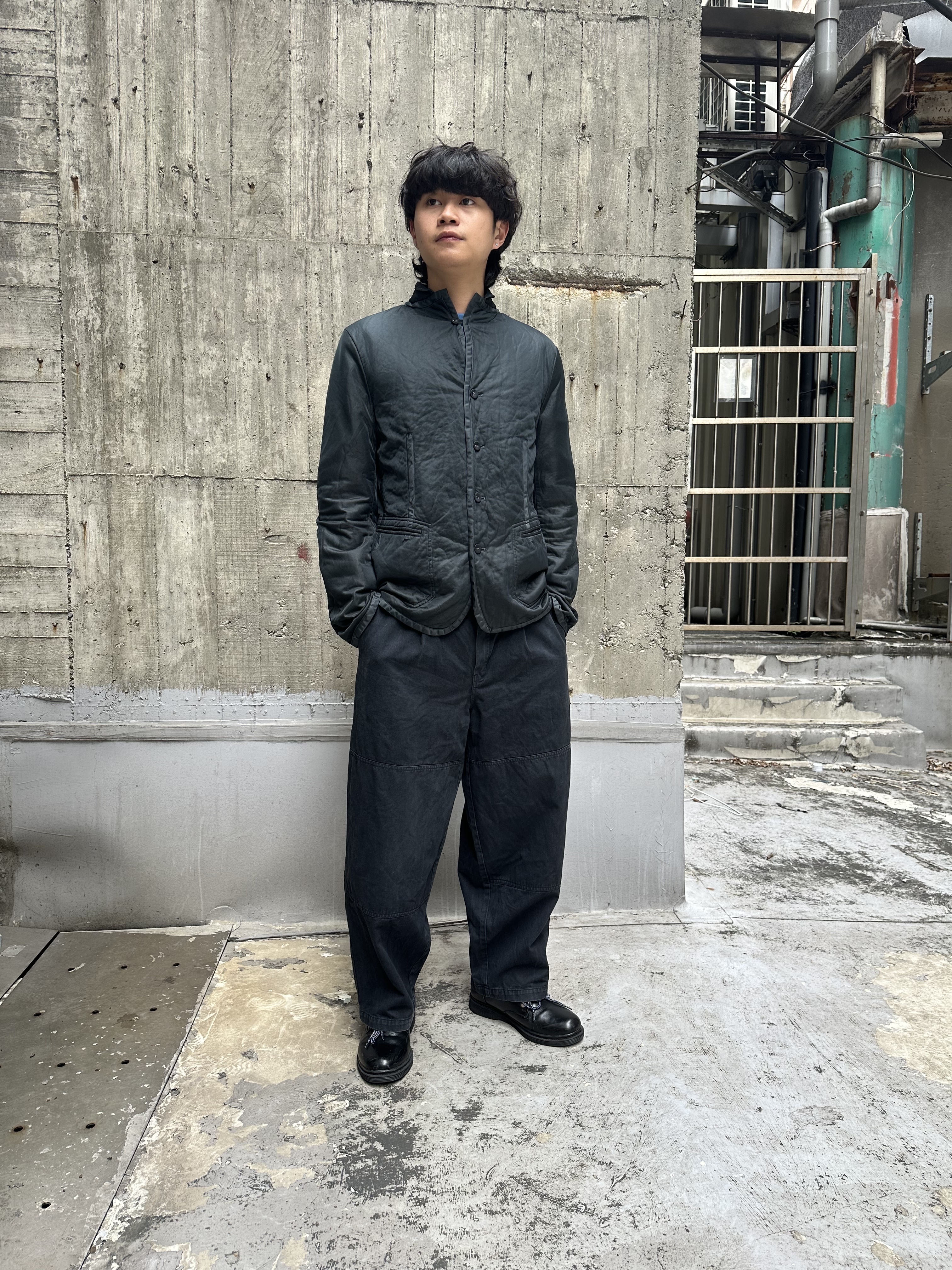 Kolor Nylon Stand Collar Jacket Made in Japan