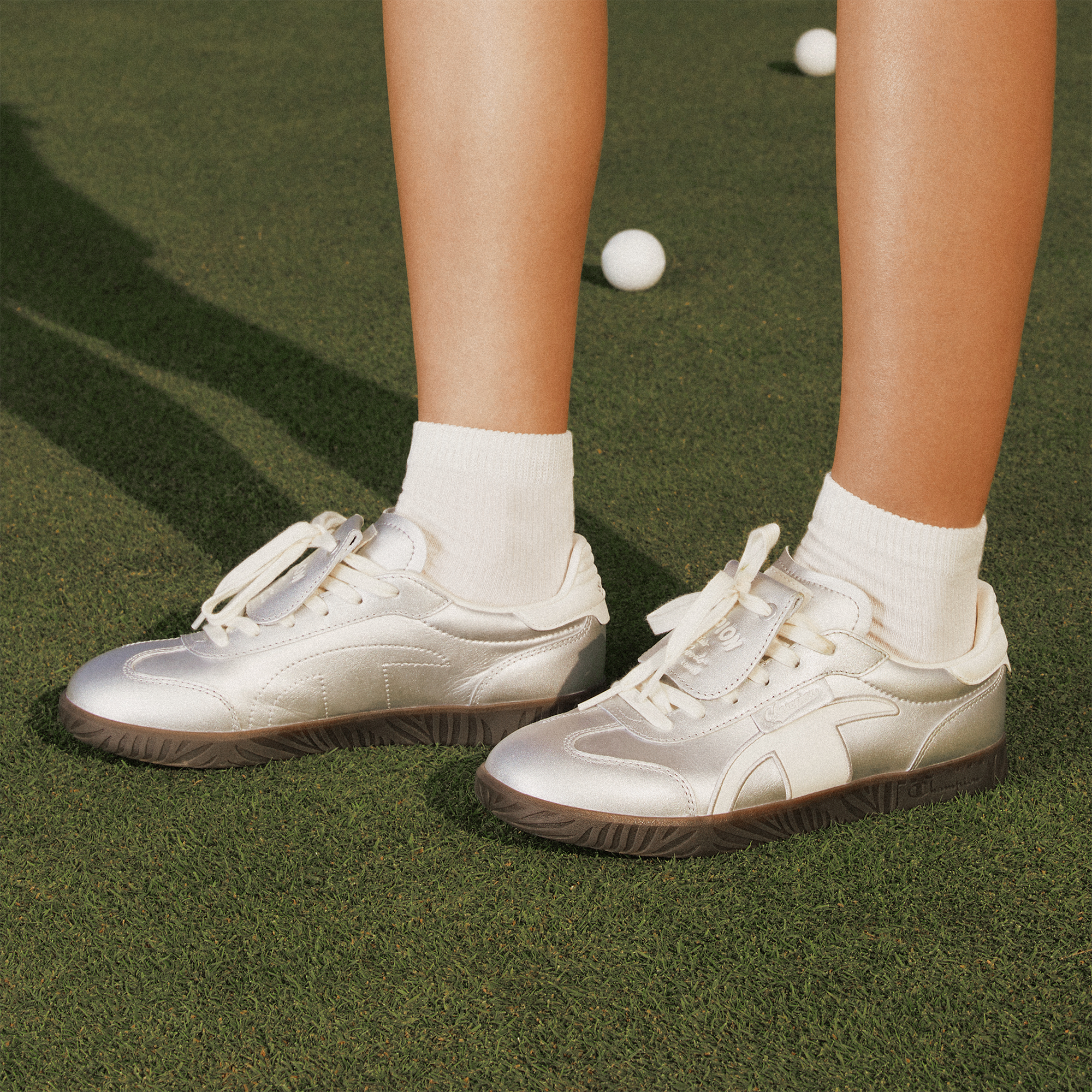 女款-Champ T-trainer經典T頭德訓鞋-科幻銀 (U5AFCTW15B1）