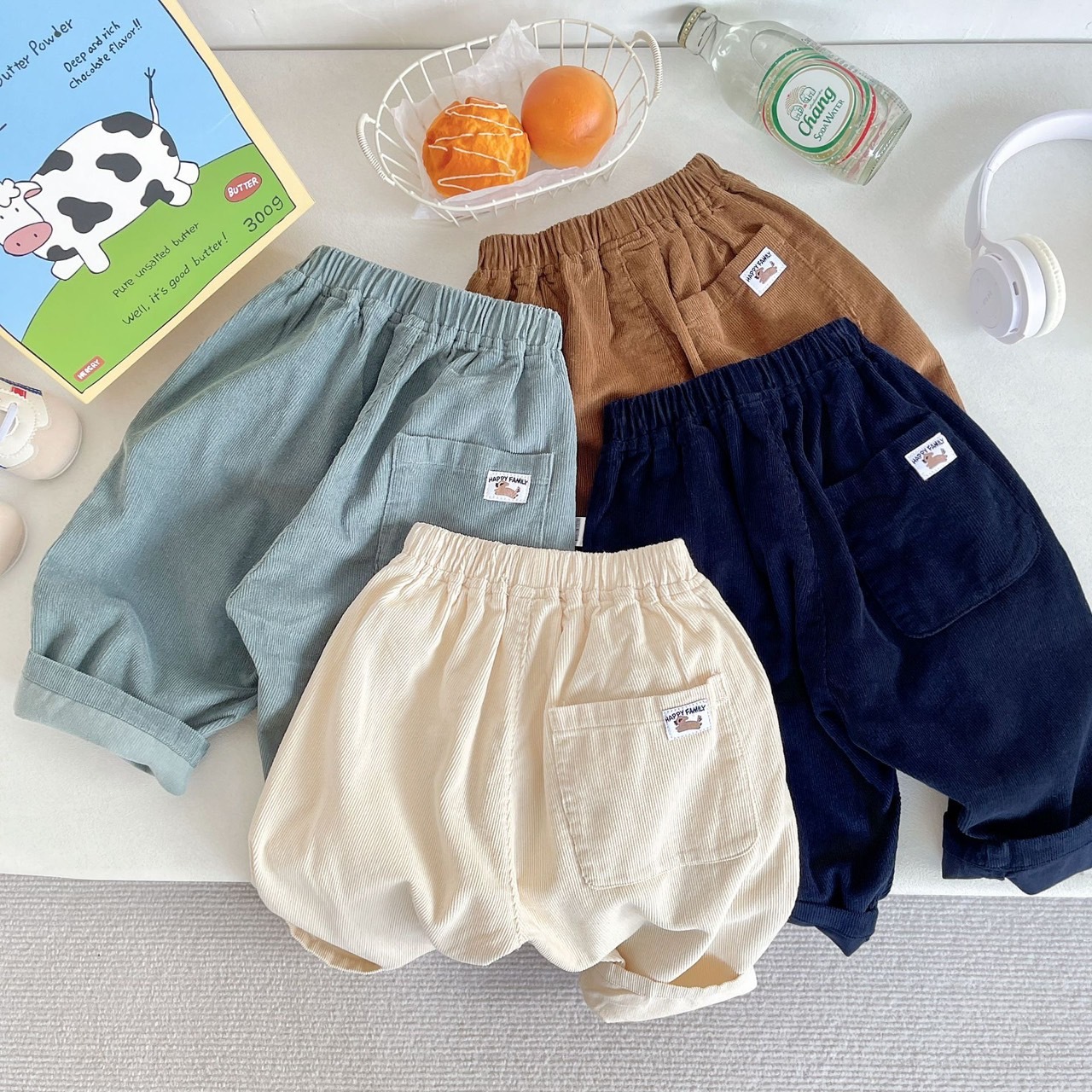 燈芯絨休閒長褲