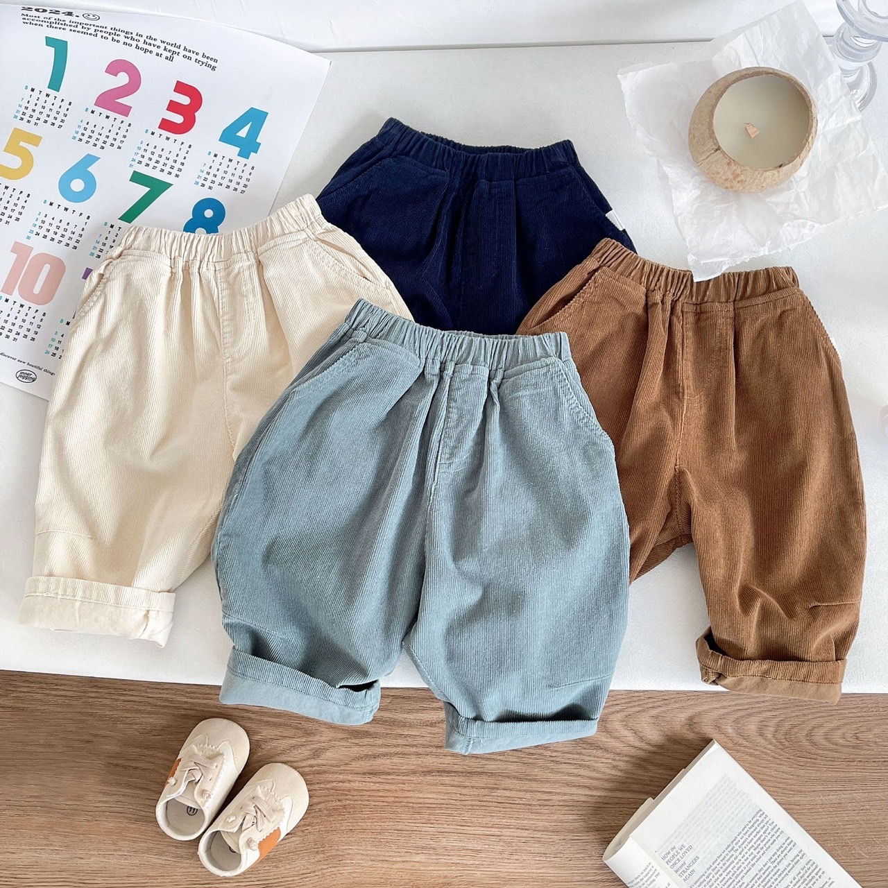 燈芯絨休閒長褲