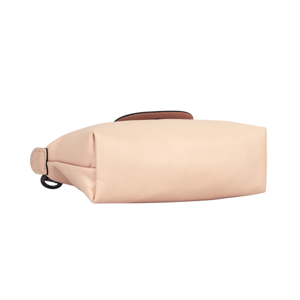【LONGCHAMP】Le Pliage Xtra XS 小牛皮迷你二用包(裸粉色)34205 987 542