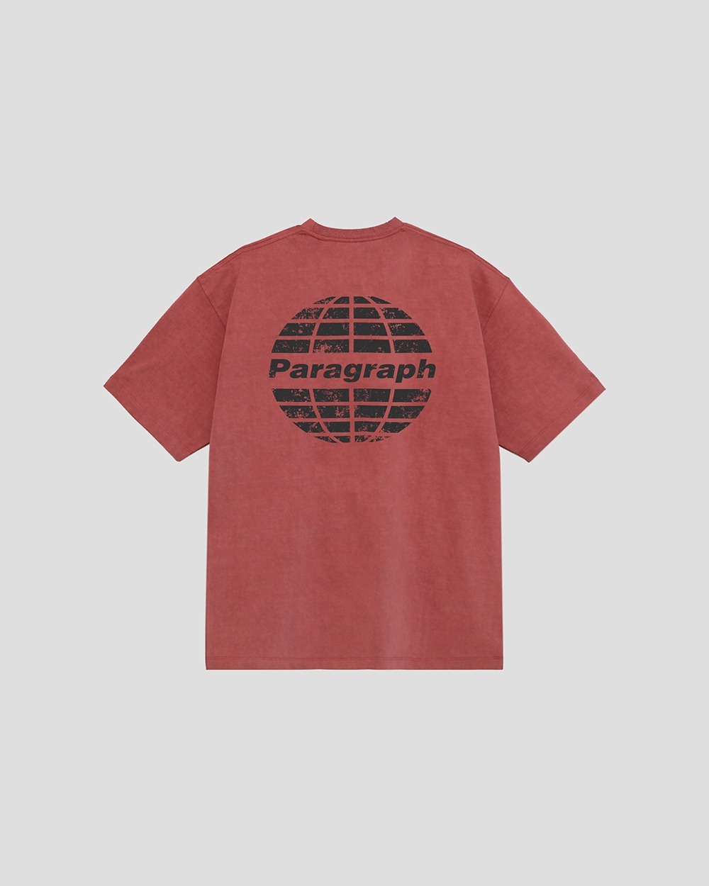 [PARAGRAPH]★25SS★韓国大人気★DAMAGED ELLIPSE LOGO T SHIRT PARAGRAPH STITCH ELLIPSE LOGO T SHIRT 縫線橢圓形標誌T