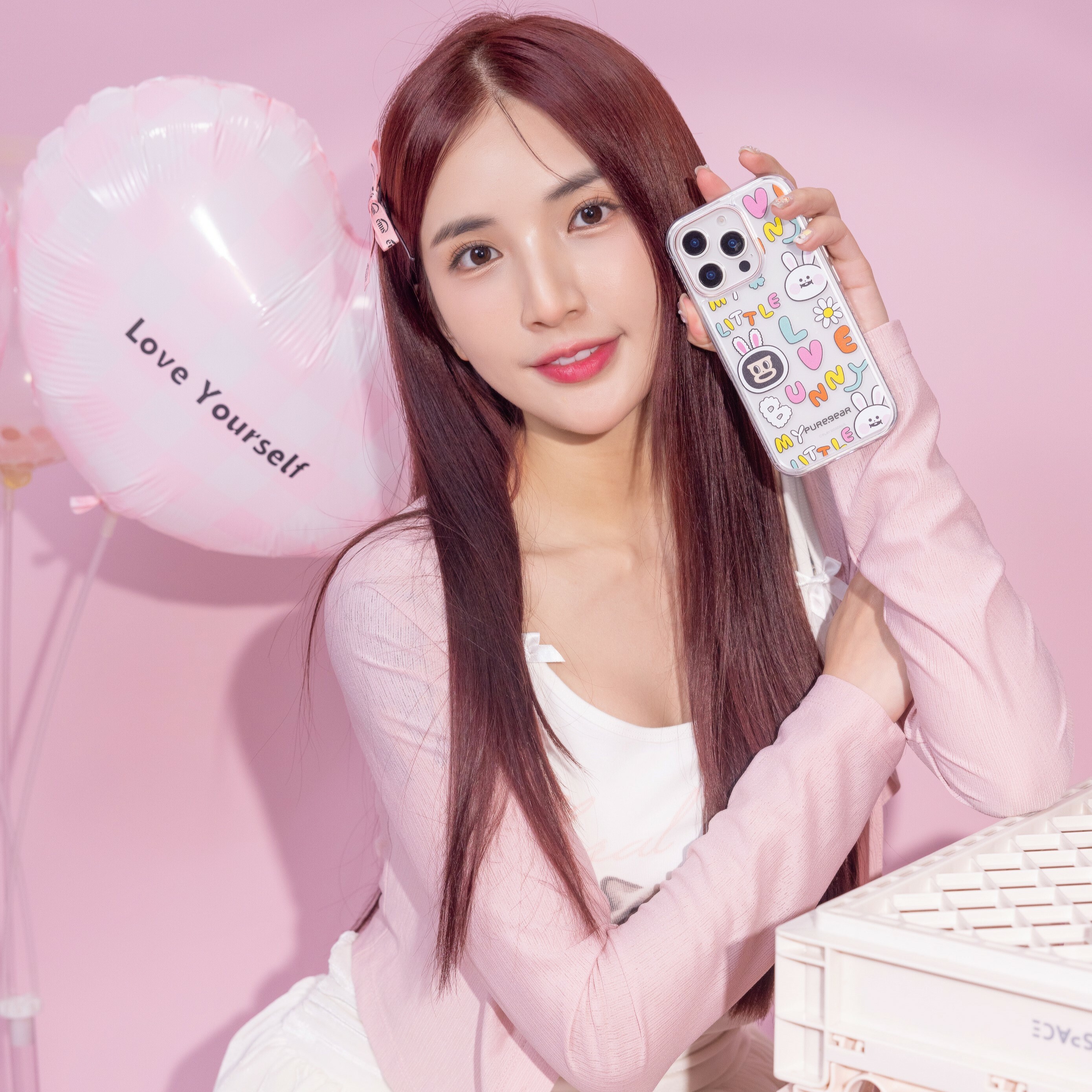 iPhone 冰鑽減壓防摔保護殼 / Bunny(PLAY BOBONUS勃勃猴)