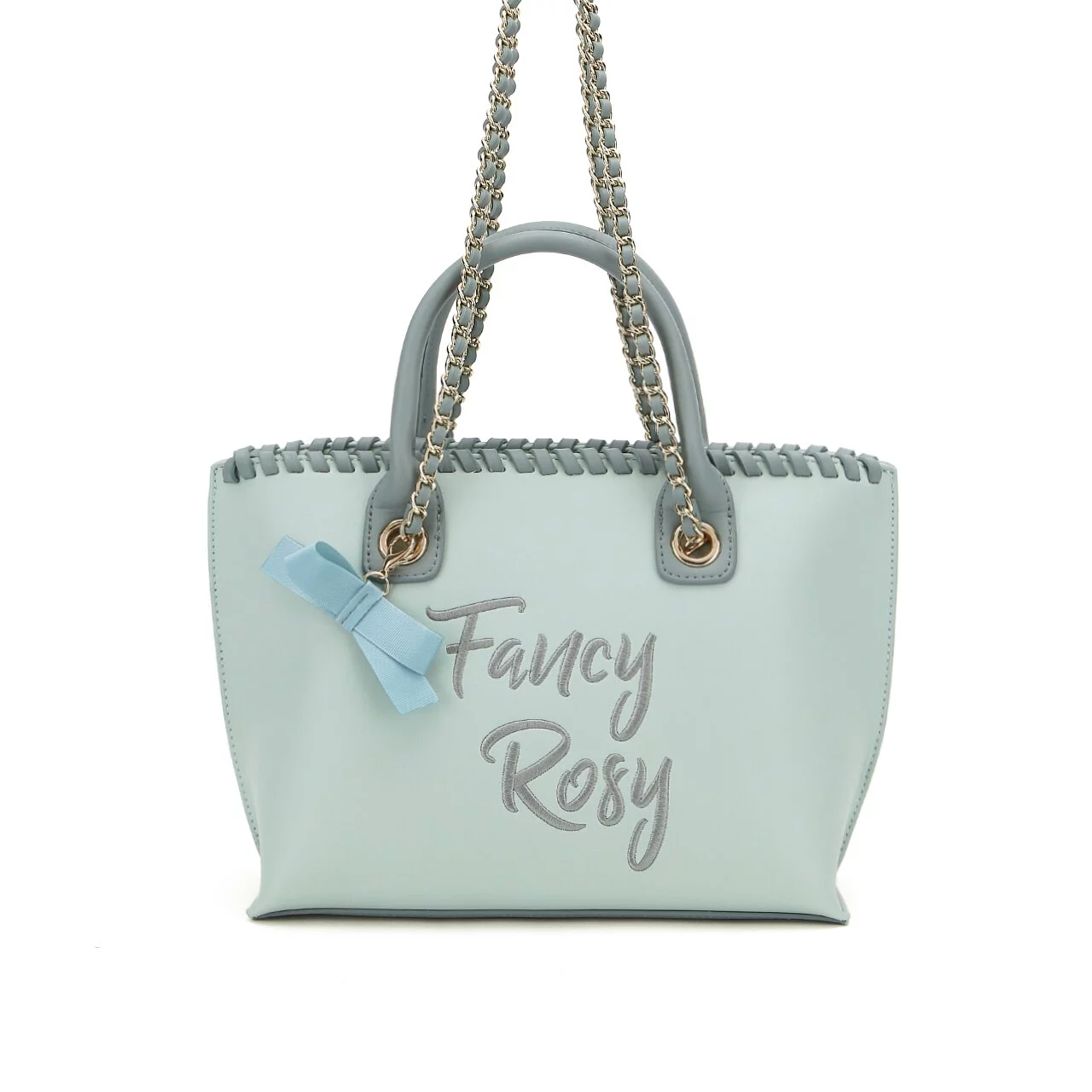 Fancy Bow Bow Embroidery Shoulder Bag
