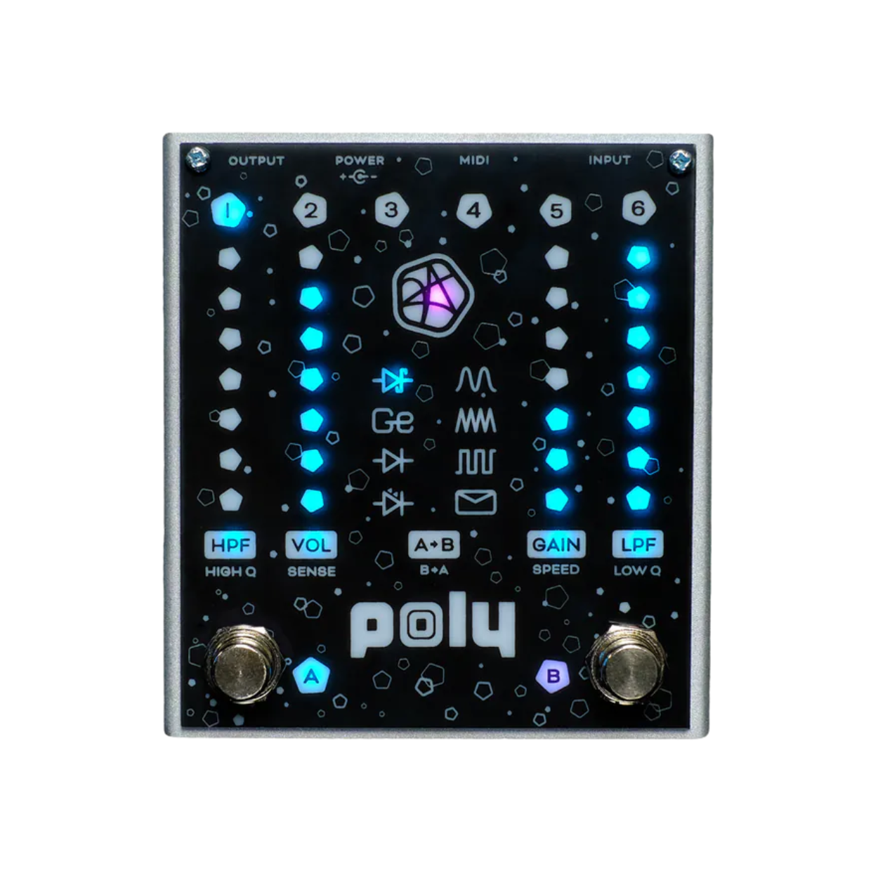 Poly Effects Josh Smith Flat V Dual-Channel Gain 效果器