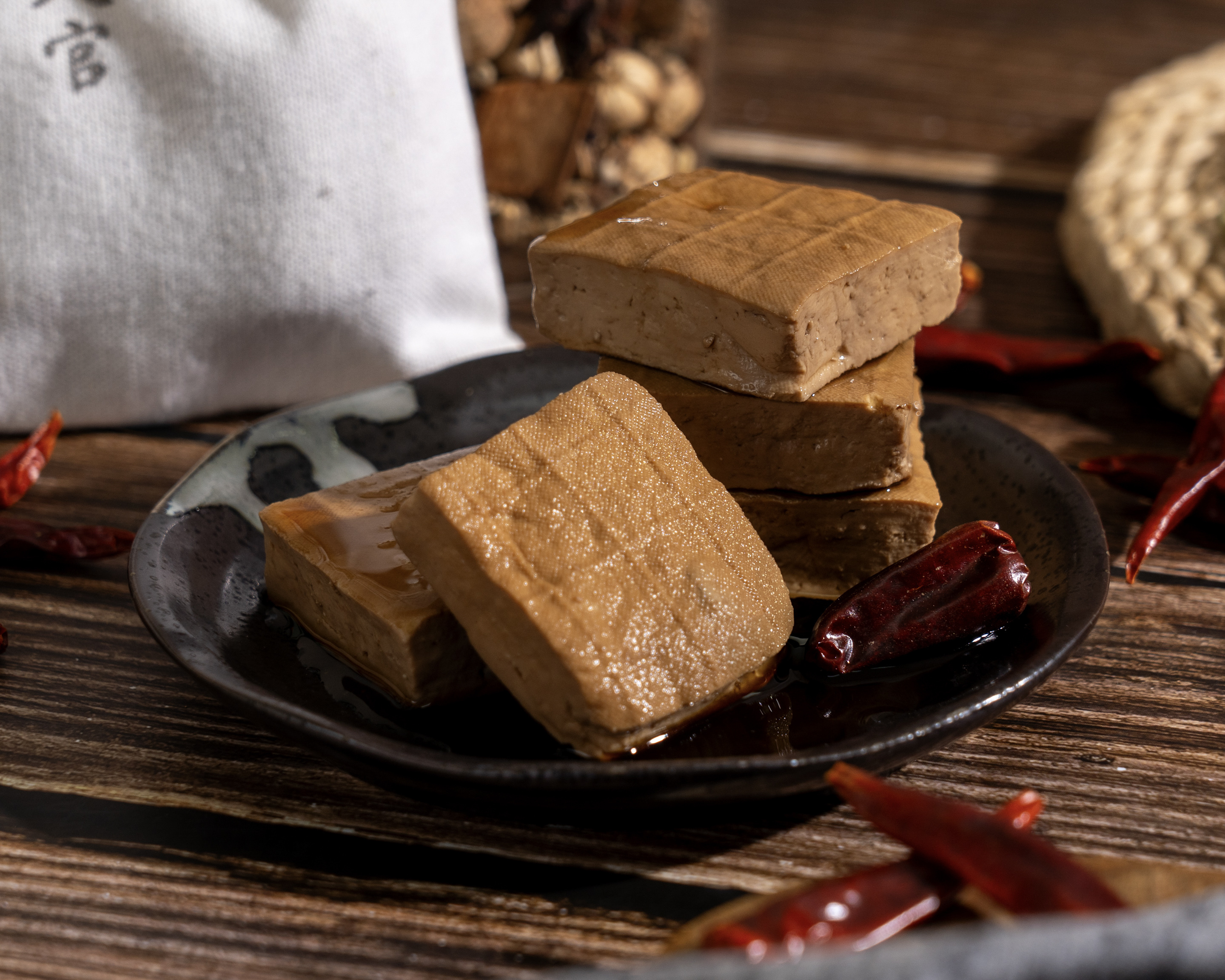 Super Juicy Dry Tofu (Spicy)