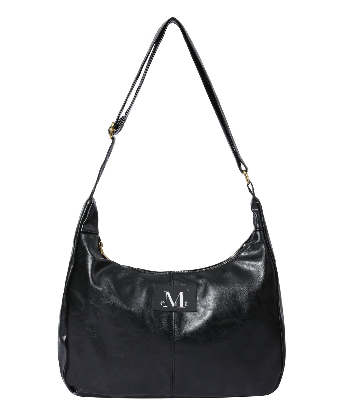 【MUCENT】Merin Gold Line Leather Shoulder Bag Unisex_2color MUCENT) MERIN GOLD LINE LEATHER SHOULDER BAG - 2COL