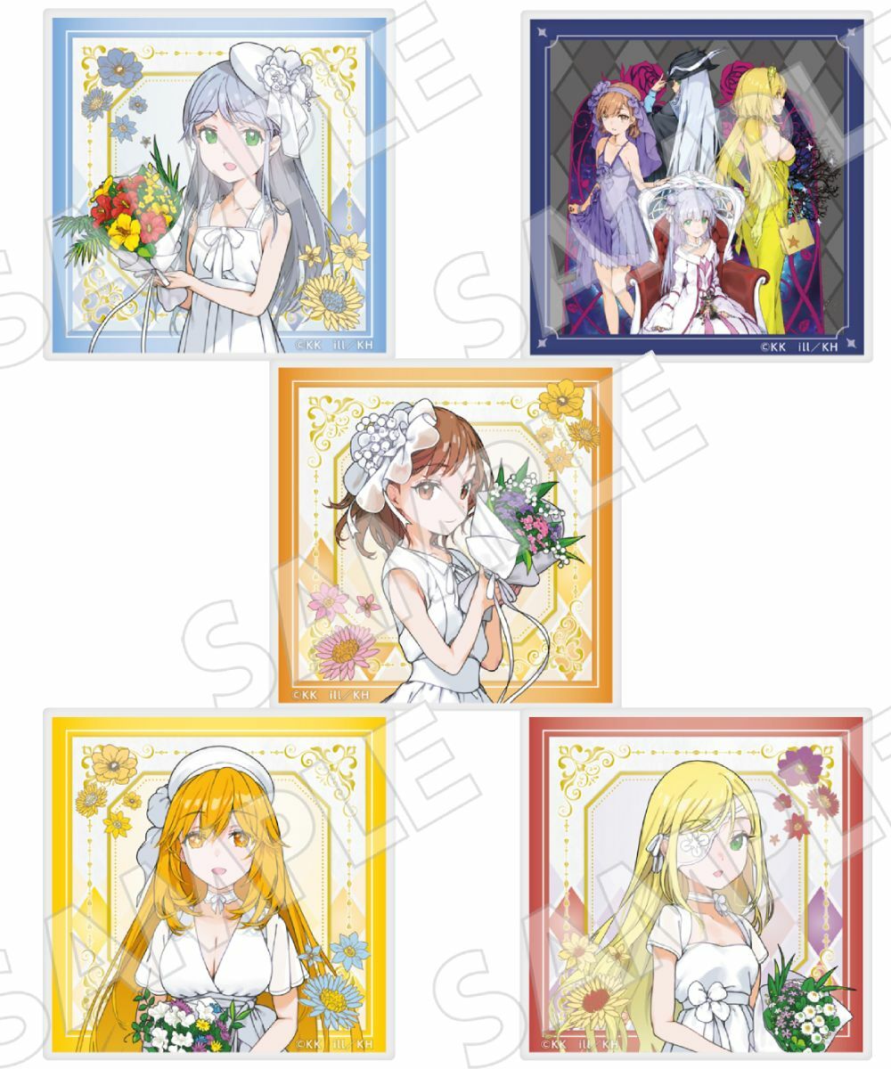 預購-『魔法禁書目錄』 20周年紀念 壓克力磁鐵 系列 【日本進口精品】