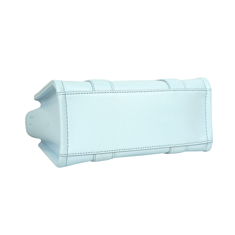 【MARC JACOBS】THE LEATHER TOTE 粒面皮革小款托特包(雲藍色)H009L01SP21 465