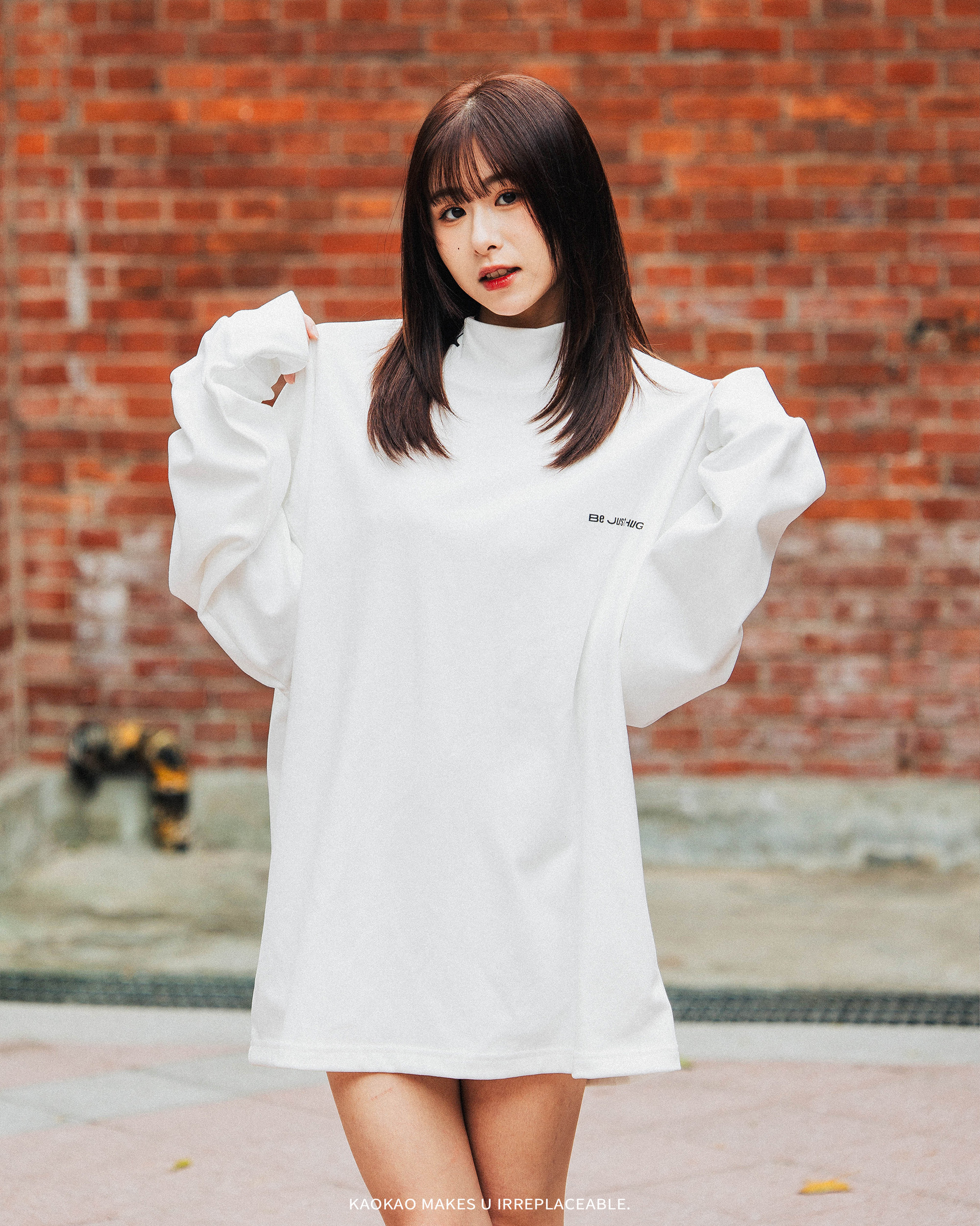 BJHG 不計後果 高領長T