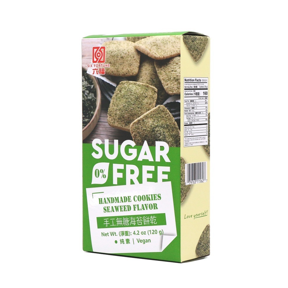 六福手工無糖餅乾-海苔