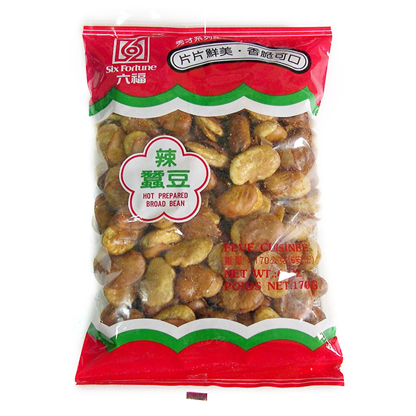 六福辣味蠶豆