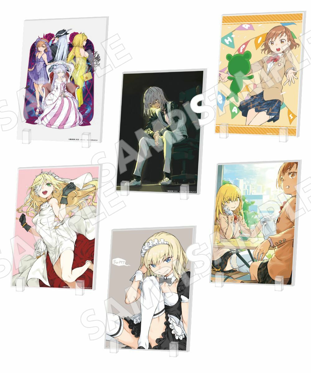 預購-『魔法禁書目錄』 20周年紀念 特製壓克力板 系列 【日本進口精品】