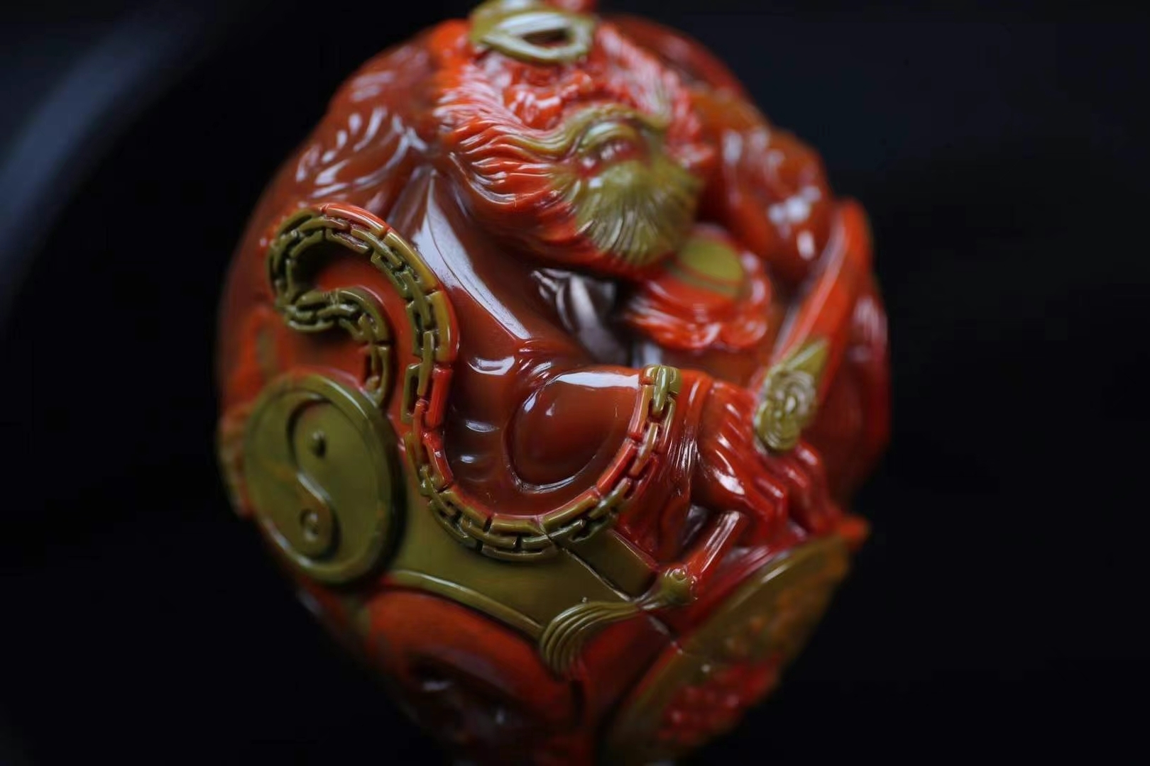 紅衣鍾馗 21721 南紅鐘馗賜福