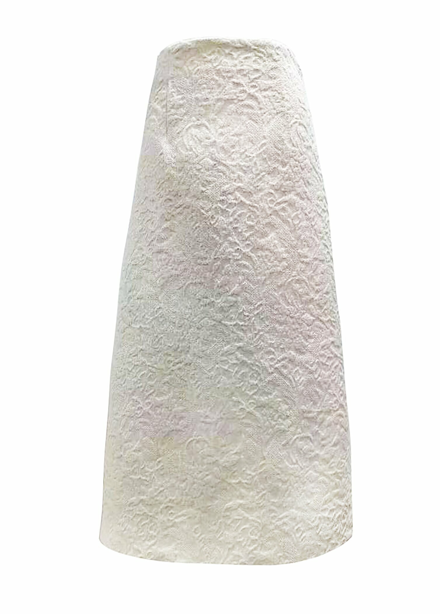 BD16907C1 浮雕縮呢繩股綉長鉛筆裙