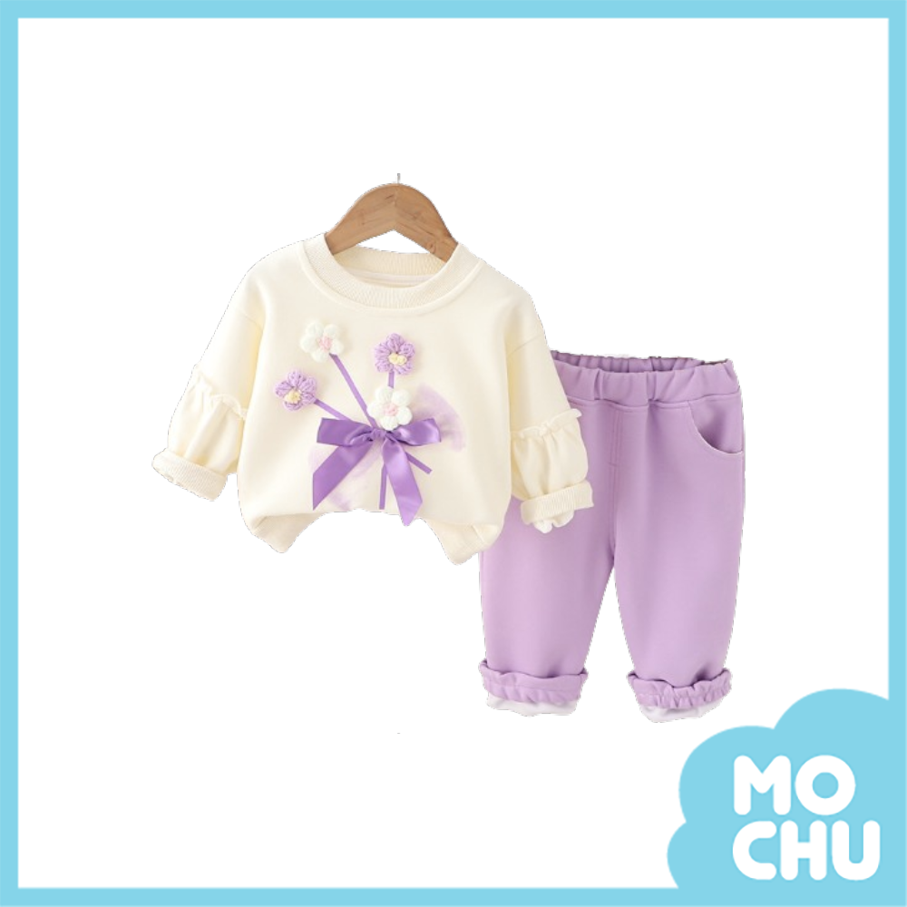 毛線花束緞帶套裝(二色)