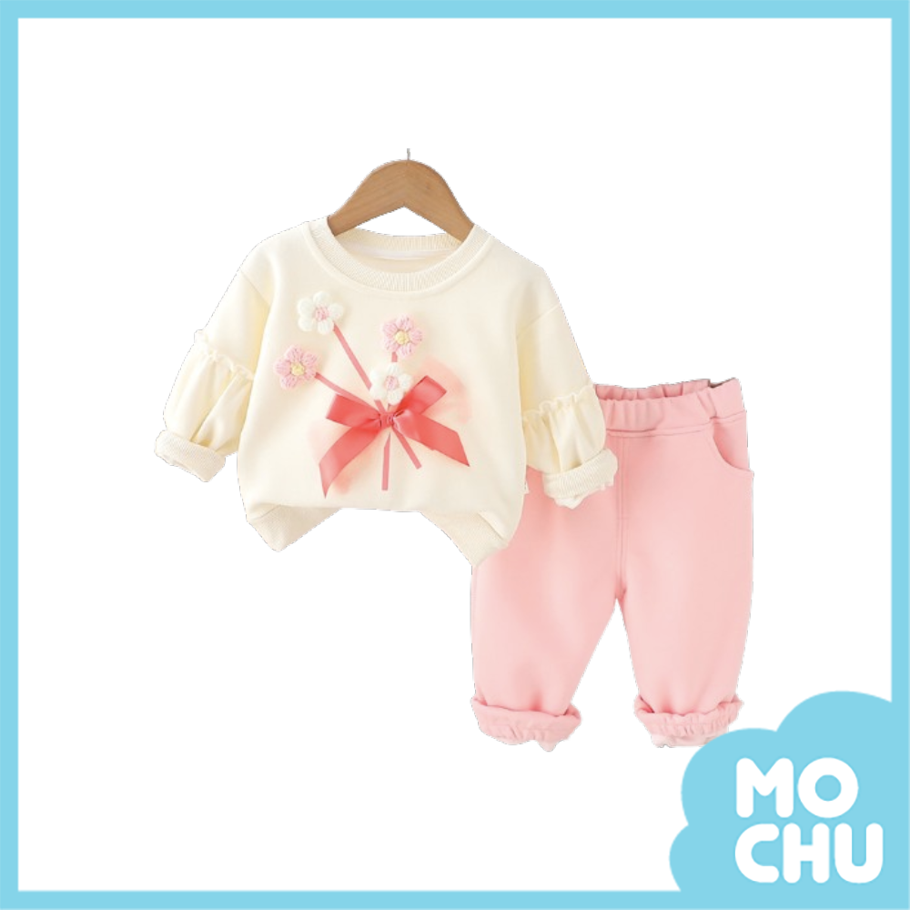 毛線花束緞帶套裝(二色)