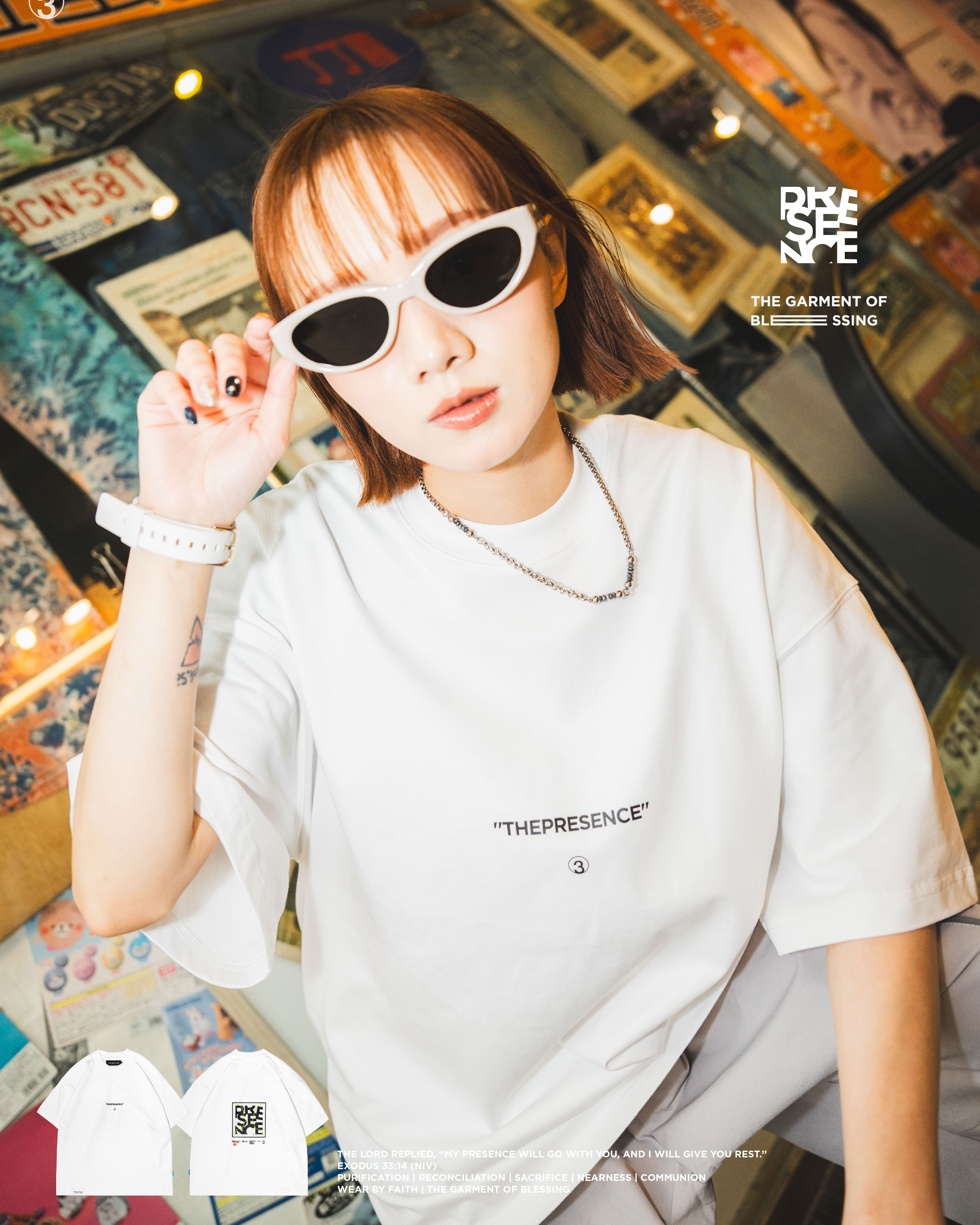 Apostle PC-02 "THE PRESENCE" Panim Ethos Graphic Tee 2色