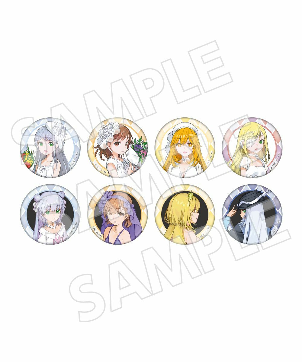 預購-『魔法禁書目錄』 20周年紀念 集換式徽章（全8款）C Ver. PACK盲盒販售 隨機出貨【日本進口精品】