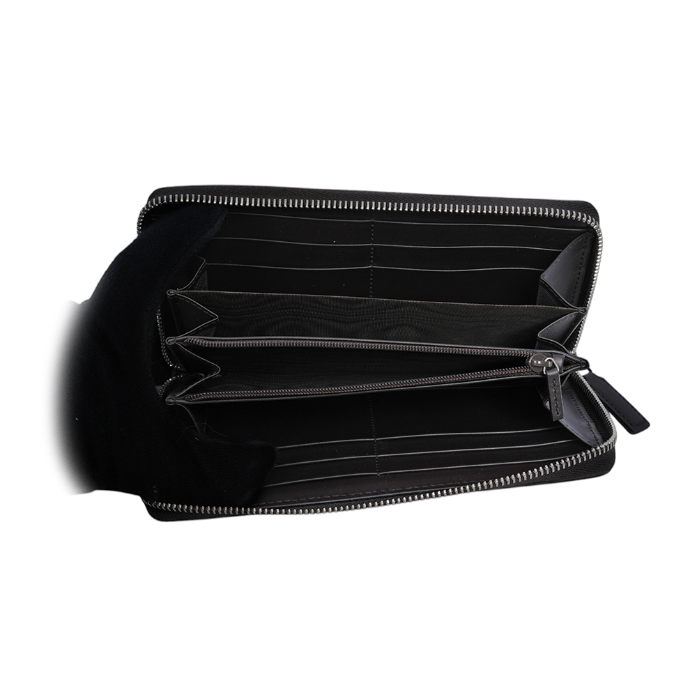 【GUCCI】GG Supreme 塗層帆布綠紅織帶ㄇ形拉鍊長夾(米色/烏木色)779870 KHN4N 9791