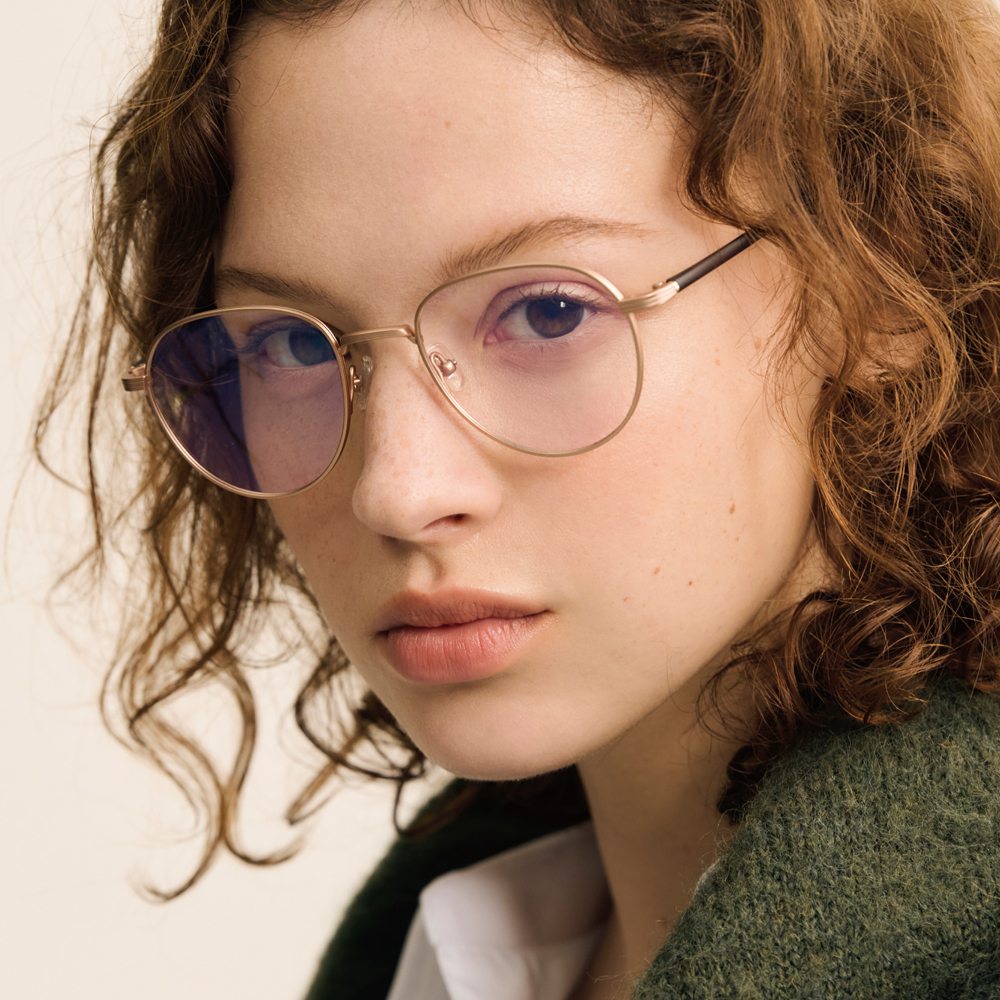 メガネ CARIN Lennon R C4 LENNON R+ C4 CARIN光學眼鏡-LENNON R+ C4 玫瑰金#NewJeans同款-韓國眼鏡品牌