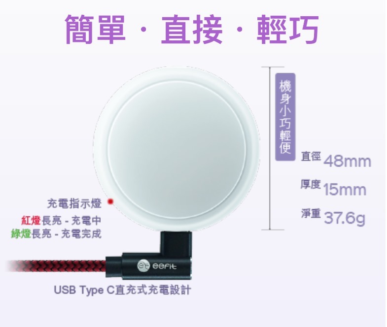 (2279) eefit -能量活絡儀2 (兩色可選)