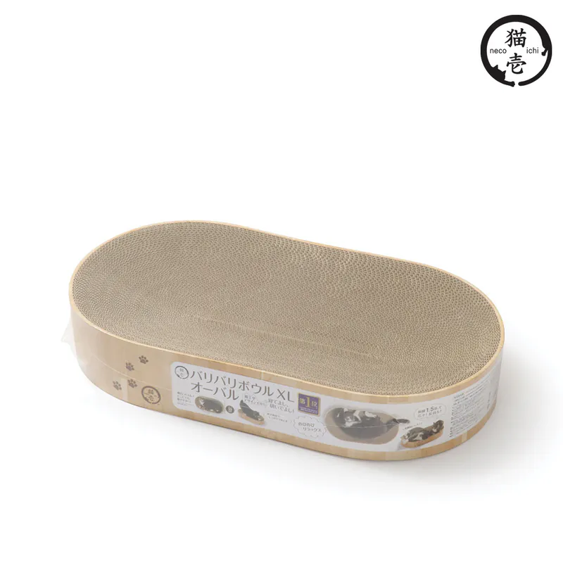 Necoichi 貓壹 木紋 抓抓盆 Oval