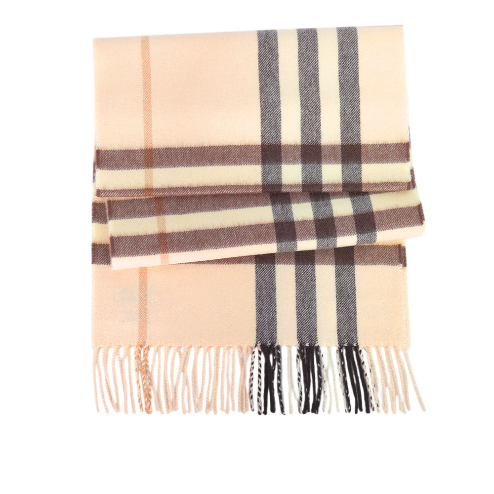 【BURBERRY】基本款經典格紋喀什米爾圍巾