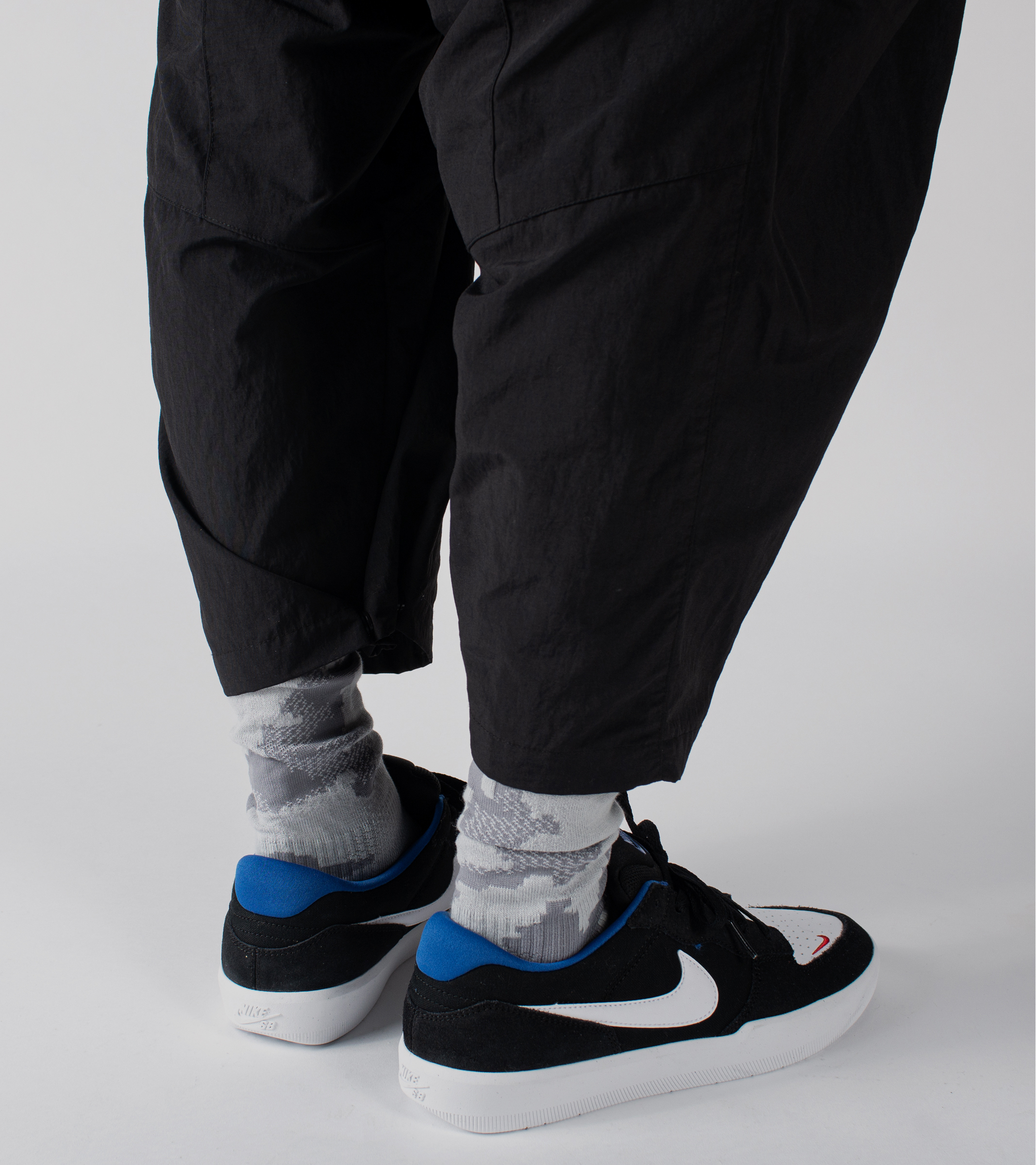 Nozzle Quiz 襪子 軍事 迷彩 千鳥格 圖灰/圖綠/圖褐 Digit No. 緹花休閒長筒襪