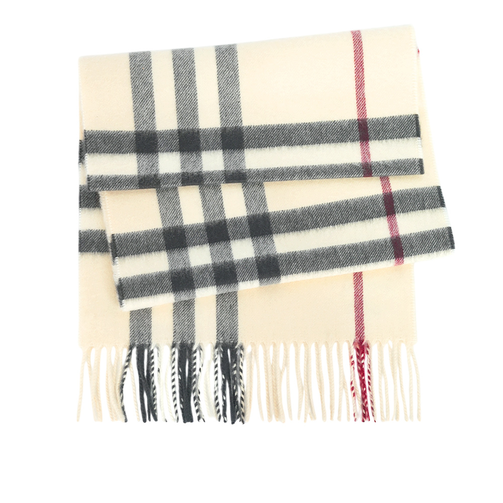 【BURBERRY】基本款經典格紋喀什米爾圍巾