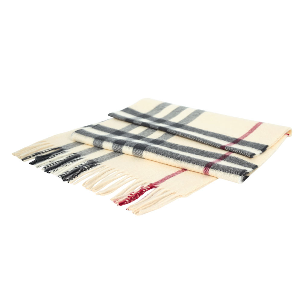 【BURBERRY】基本款經典格紋喀什米爾圍巾