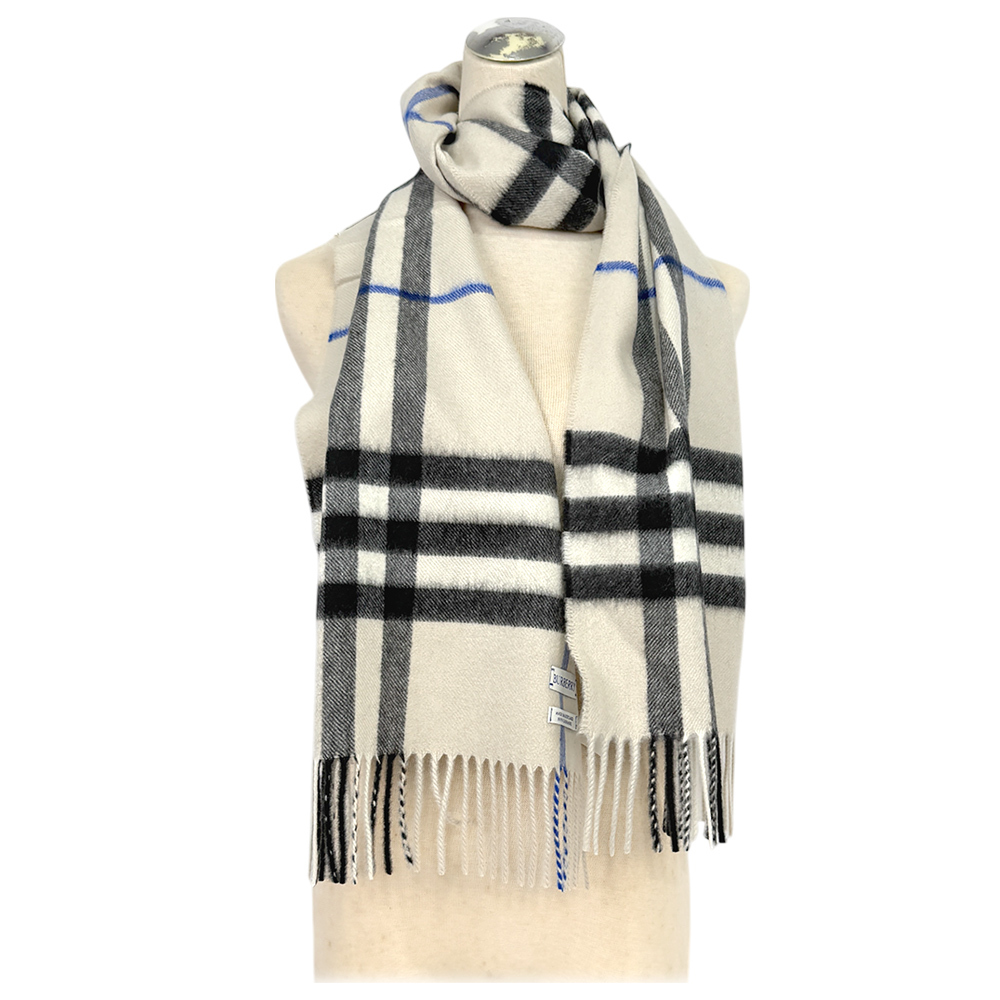 【BURBERRY】基本款經典格紋喀什米爾圍巾(地衣色)8085927