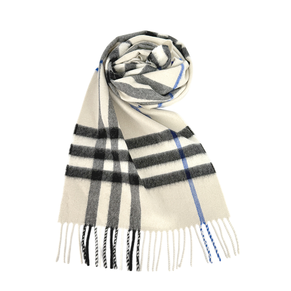 【BURBERRY】基本款經典格紋喀什米爾圍巾(地衣色)8085927