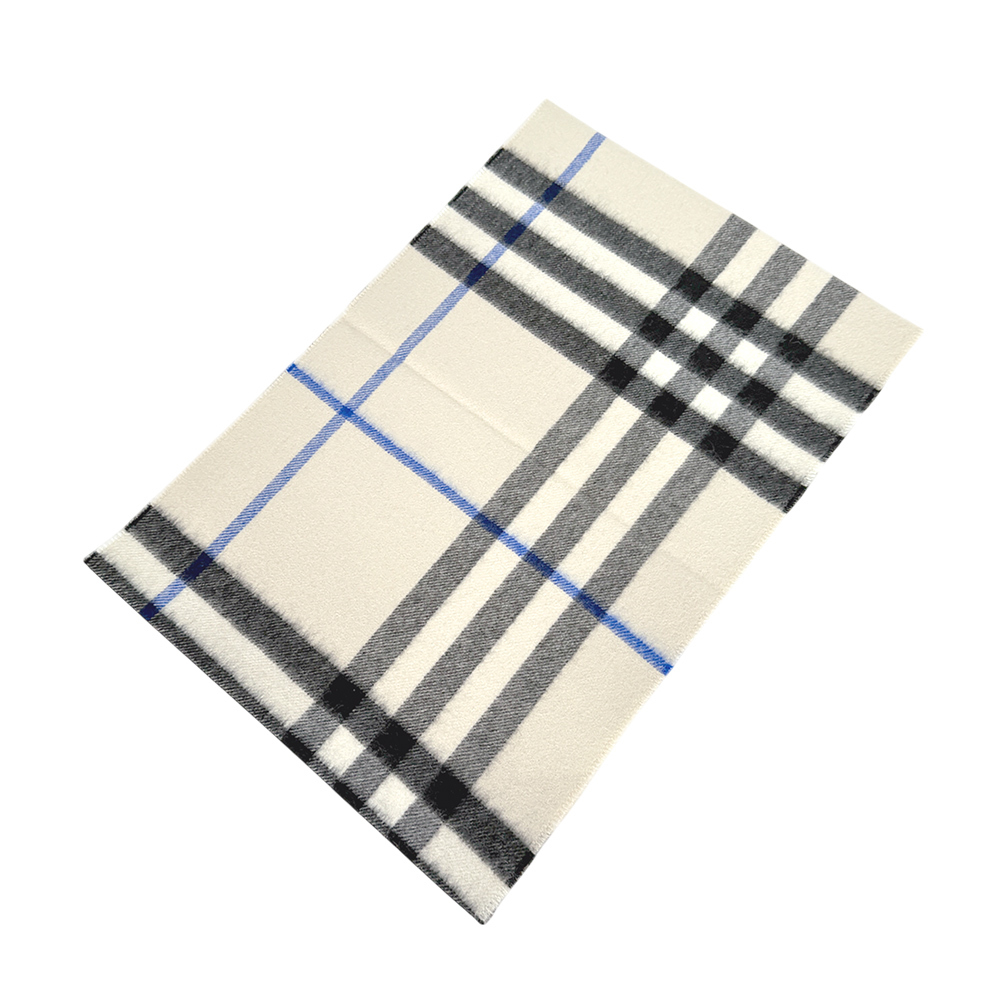 【BURBERRY】基本款經典格紋喀什米爾圍巾(地衣色)8085927