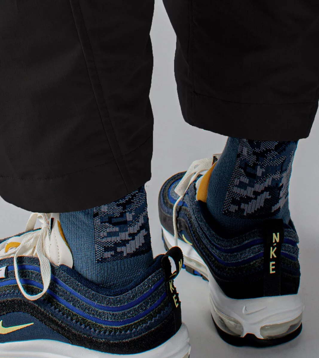 Nozzle Quiz 襪子 數位迷彩 彈性纖維 迷沙/迷海/迷叢 Digit No.2 JC-Camo 緹花中高筒休閒襪