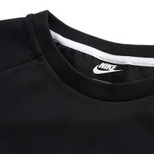 #現貨 Nike Tech Fleece Crew 女子 黑色 運動 休閒 長袖 短版上衣 BV3452-010