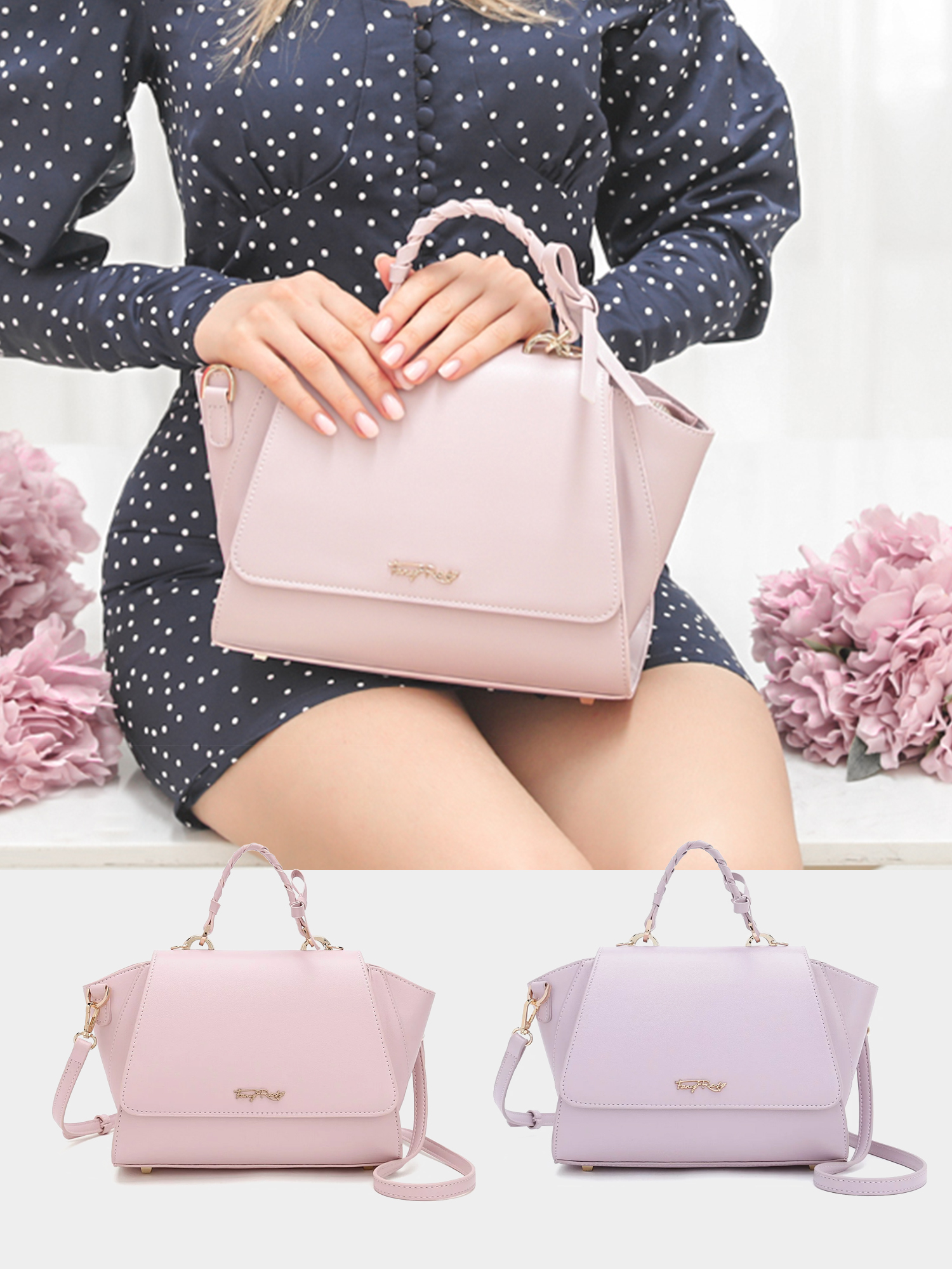 Fancy Bow Bow Shoulder Bag
