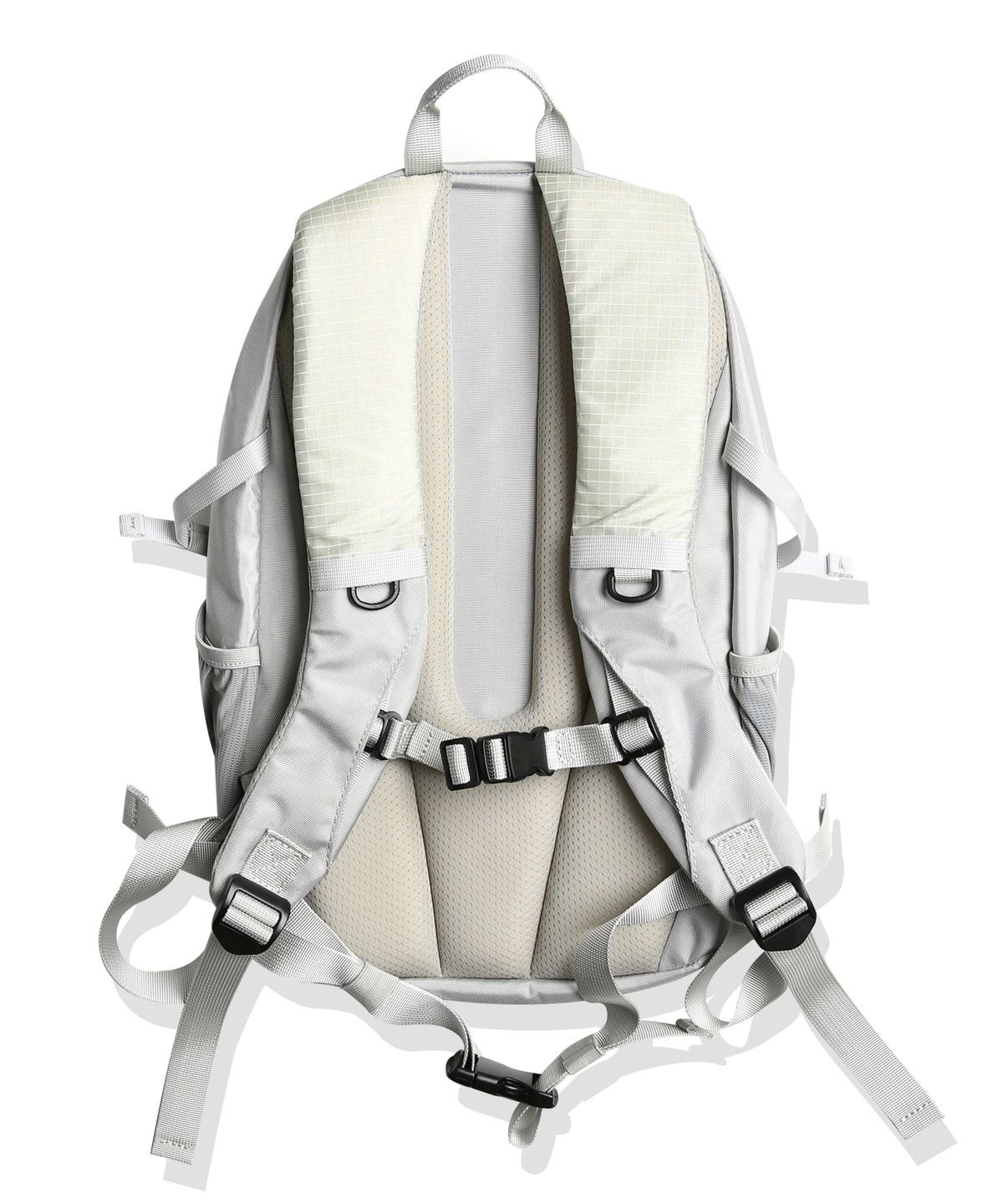 NOIAGO) nylon daily backbpack (light gray)