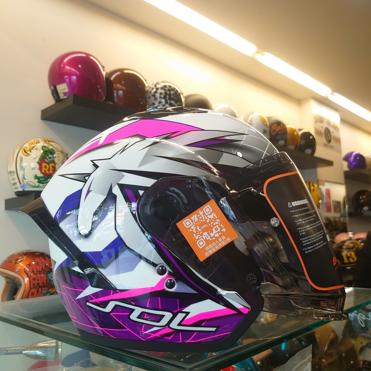 SOL SO-11P 獨角獸開放式安全帽