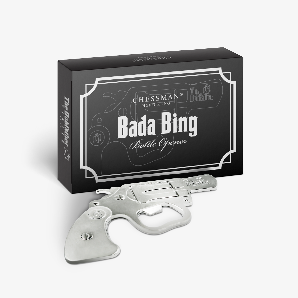 易過借火 左輪造型開瓶器