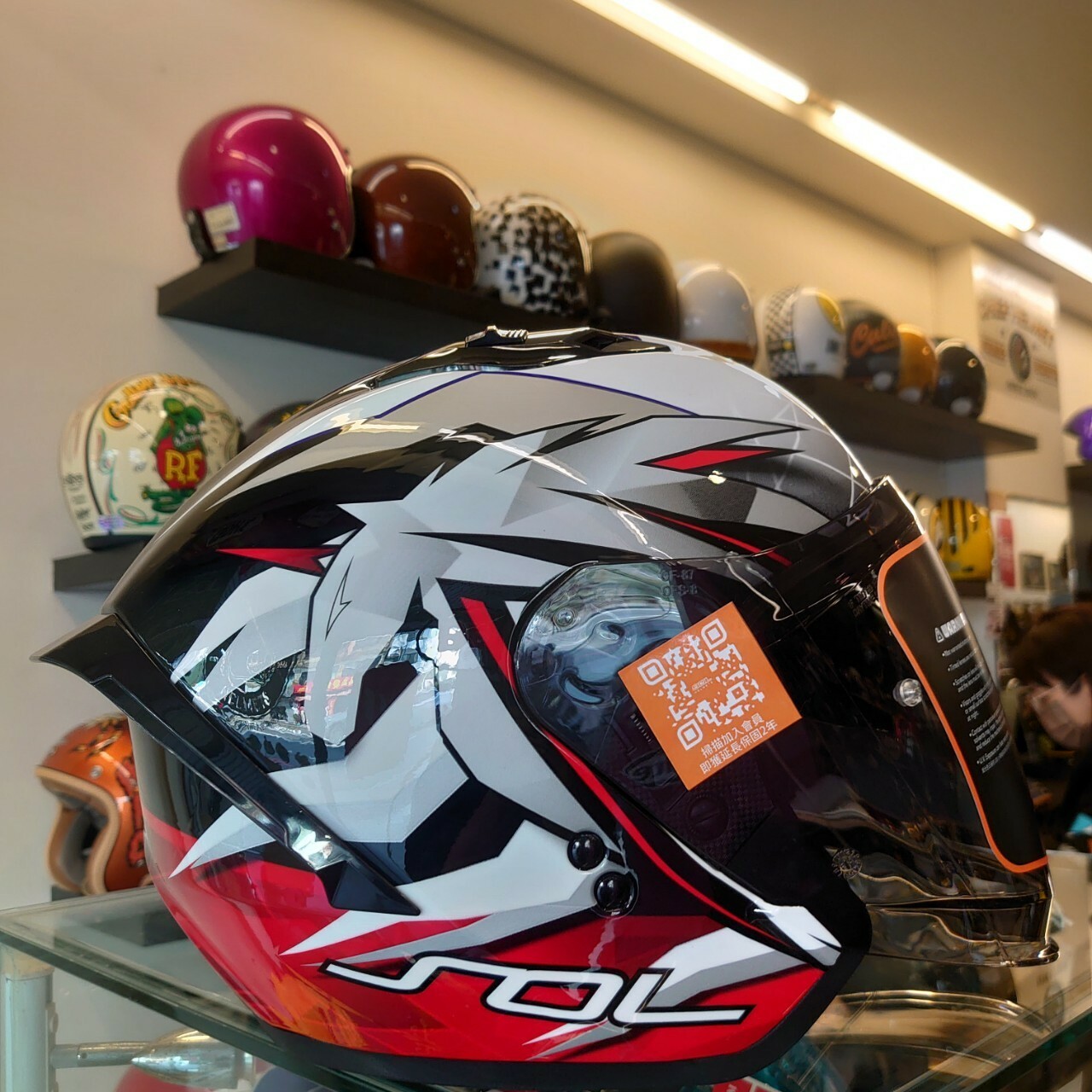 SOL SO-11P 獨角獸開放式安全帽