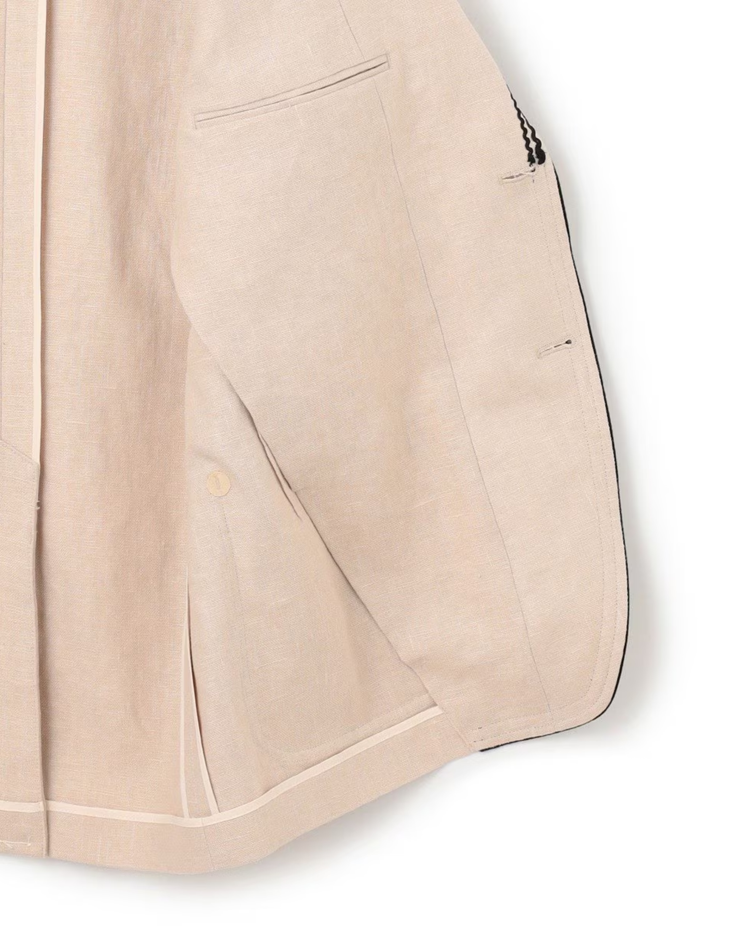 J.PRESS ORIGINALS - Linen Basket 2B Club Jacket / IVORY