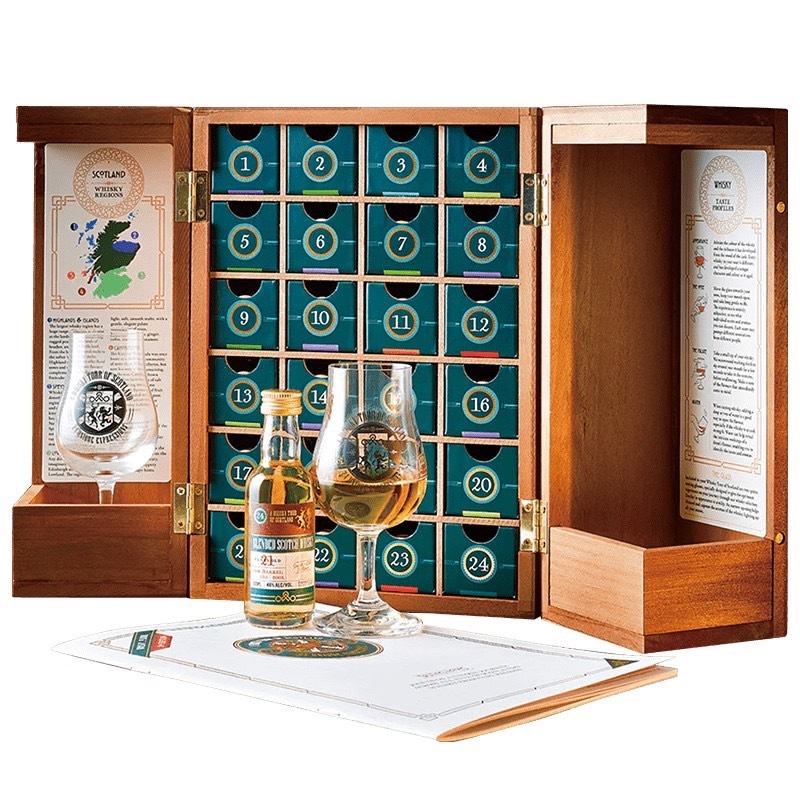 蘇格蘭威士忌24入迷你酒倒數日暦