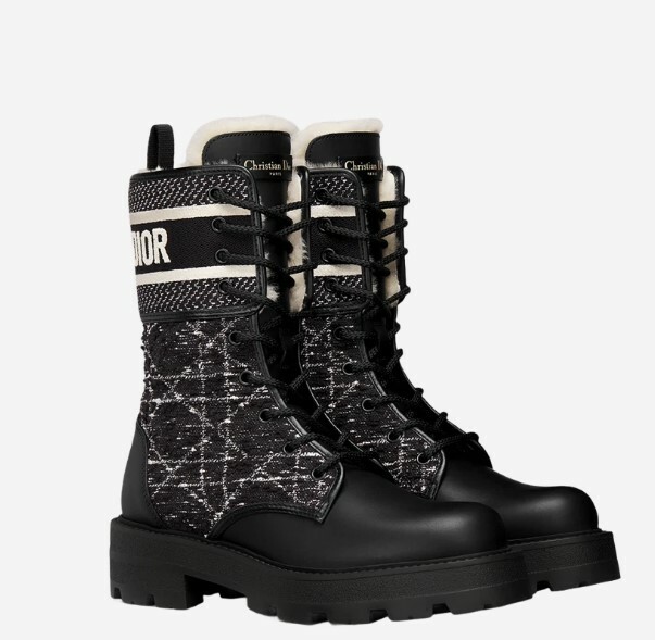 SCD08029 DIOR D-Major Ankle Boot Black #KCT137TSK-S17X (E)