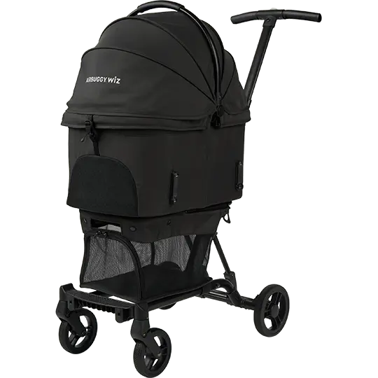 AirBuggy Wiz X 高級輕量寵物手推車 8kg - True Black