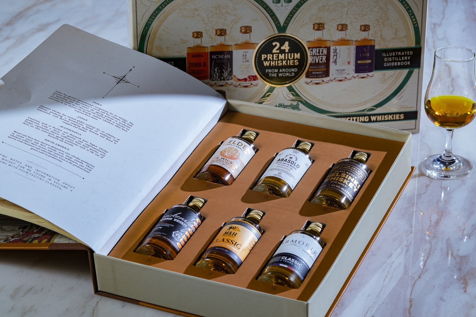 世界威士忌24入迷你酒套書