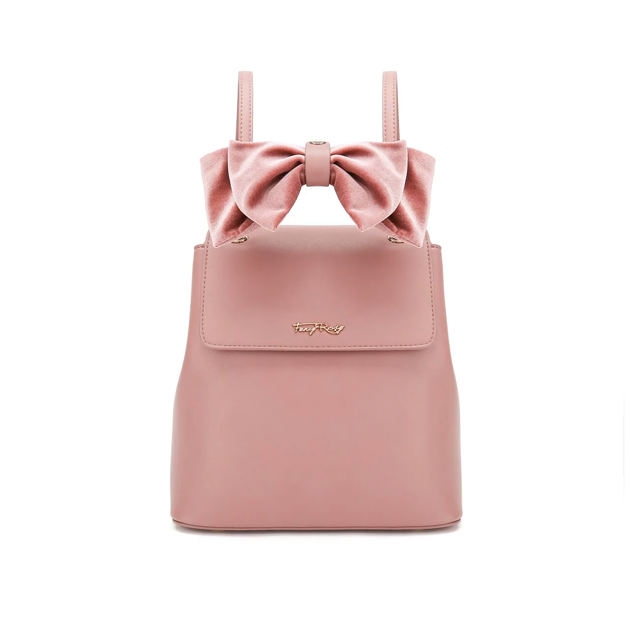 Fancy Bow Bow Velvet Backpack